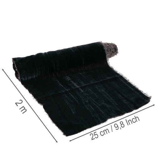 Dekoratívna zamatová stuha ako prestieranie, rolka 25 cm x 2 m | Floristik24.sk
