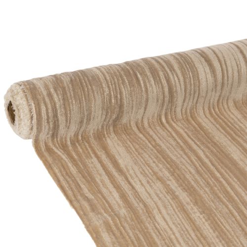 Prestieranie na stôl, zamatová stuha, drvený zamat 25 cm 2 m