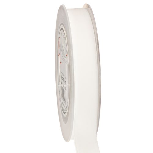 Zamatová stuha, darčeková stuha, ozdobná stuha, biely zamat, šírka 20 mm, dĺžka 10 m