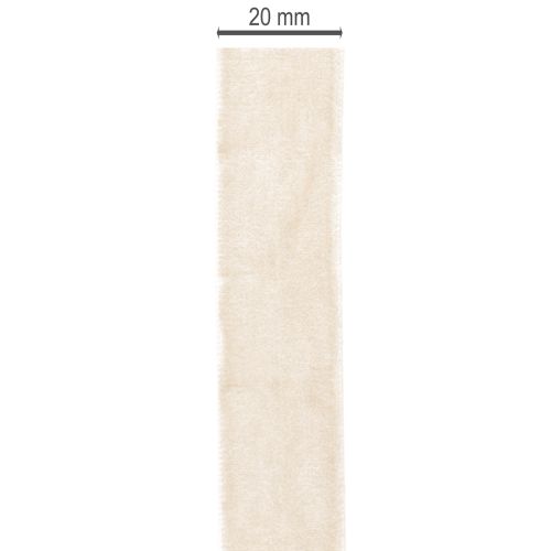 Darčeková stuha, zamatová stuha na kreatívne balenie, 20 mm x 10 m | Floristik24.sk