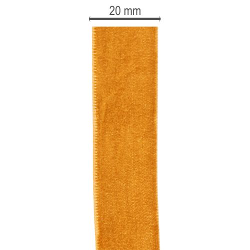 Zamatová stuha, ozdobná stuha na tvorenie a balenie, 20 mm, 10 m | Floristik24.sk