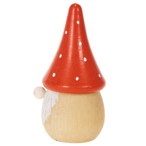 Mini figúrka škriatka, muchotrávka, dekorácia na stôl 10 cm, 6 ks | Floristik24.sk