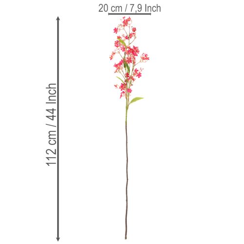 Umelá kvitnúca vetvička orchidey Oncidium 112 cm, 3 ks | Floristik24.sk