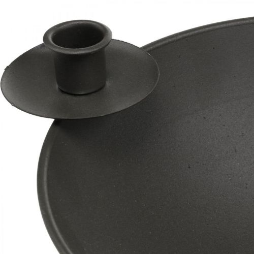 položky Ozdobná miska svietnik tyčový svietnik kovový hnedý Ø31cm