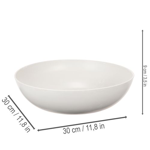 Veľká okrúhla misa, všestranná dekoratívna misa, 30 cm | Floristik24.sk