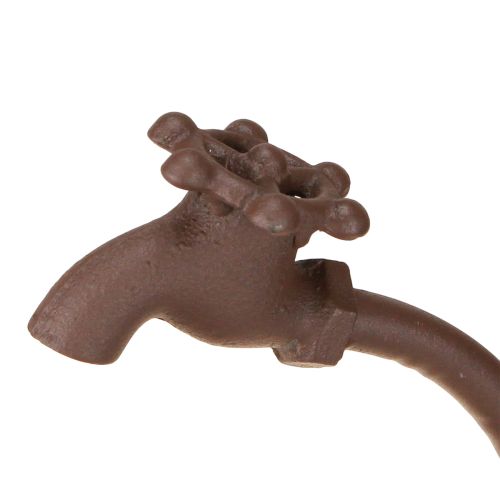 Floristik24 Miska na kvetináče, ideálny pútač pozornosti do exteriéru, s dizajnovým prvkom kohútika, 36 cm