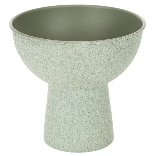 Moderný okrúhly kvetináč na vysokej základni, 18 cm