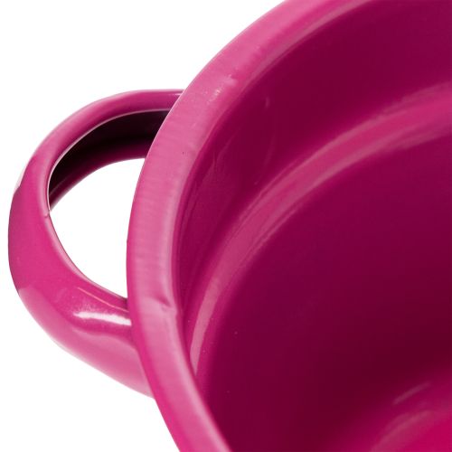 položky Kovový kvetináč, letná dekorácia do obývačky, 23 cm, 3 kusy