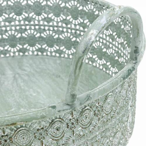 položky Dekoratívna miska kovová s držadlami, vintage sada 3 ks