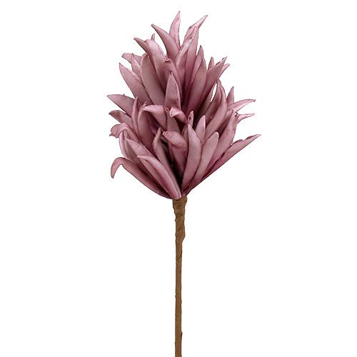 Floristik24 Penový kvet fialový 14cm L66cm