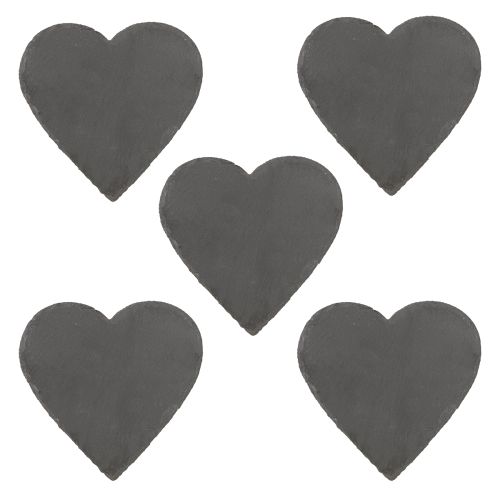 položky Bridlicová dekorácia v tvare srdca pre štýlovú výzdobu stola a kreatívne nápady