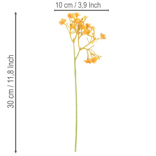 Umelá vetvička z pomaranča detského dychu na kvetinové aranžmány 30 cm 10 ks | Floristik24.sk
