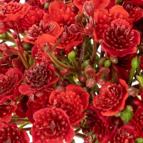 Umelý detský dych, červený, kytica ako kvetinová dekorácia, 30 cm, 10 kusov | Floristik24.sk