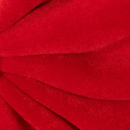 Dekoratívna mašľa v červenej farbe, veľká zamatová mašľa na okno alebo dvere, 50 cm | Floristik24.sk