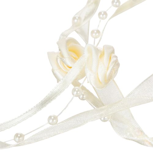 položky Stuha Valentino krémová 15mm 5m