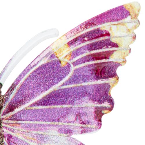 Floristik24 Prívesok v tvare motýľa na umelecké zdobenie obytných priestorov, 8 cm, 5 kusov