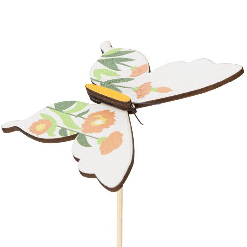 položky Kolíky v tvare motýľov, ideálne ako pútavé dekorácie do záhrady alebo kvetináča, 29 cm, 12 kusov