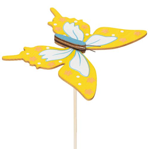 položky Štipce na kvety, remeselné potreby, motív motýľa na zdobenie darčekového balenia, 28,5 cm, 12 kusov