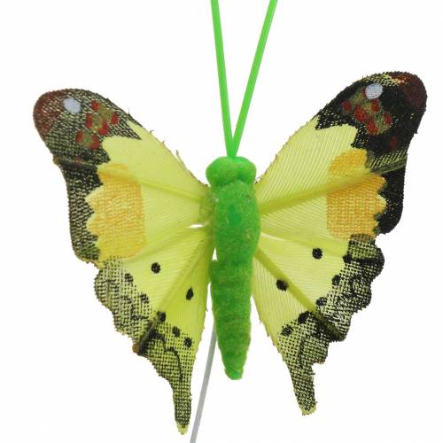 položky Ozdobný motýlik s drôtikom triedený 5cm 24ks