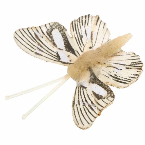 položky Deco motýľ s kovovým klipom príroda rozmanité V4,9cm/5,8cm/7,4cm 6ks