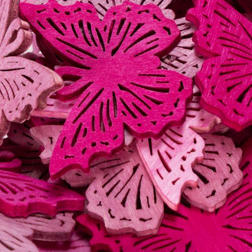 položky Dekoratívne motýlie rozptyľovacie prvky na jarné aranžmány stolov a misiek, 4 cm, 72 kusov