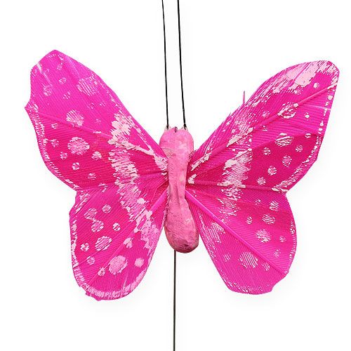 položky Deko motýle na drôte 5,5cm 24ks