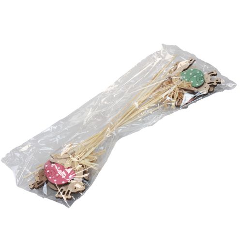 položky Kvetinová zátka drevené ozdobné slimáky farebné 8,5×8cm 12 ks