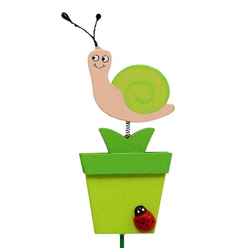 Floristik24 Slimák v črepníku 8,5cm L 28cm 16 ks