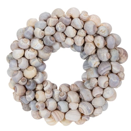 Floristik24 Veniec zo slimákov na zavesenie, dekoratívny veniec, námornícky štýl, Nathai, Ø35cm