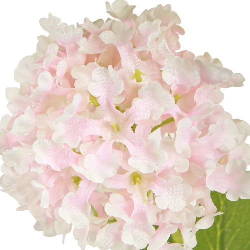 položky Rastlina snehová guľa Umelé kvety Ružovo Biela L78cm 2ks