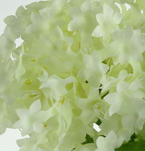 položky Snehová guľa, hodvábne kvety biele 47cm