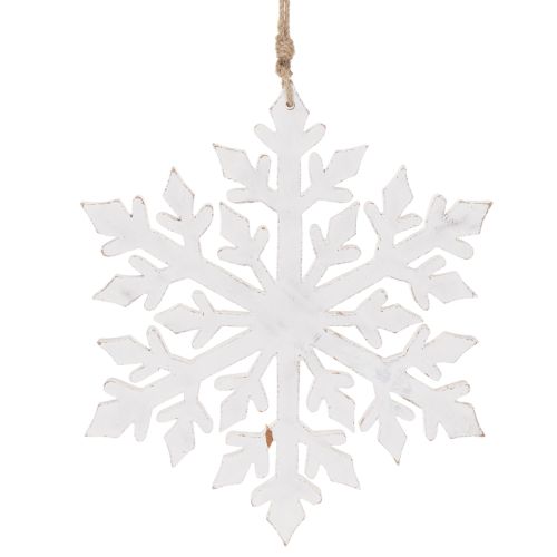 Veľká ozdobná snehová vločka, závesná dekorácia, 30 cm | Floristik24.sk