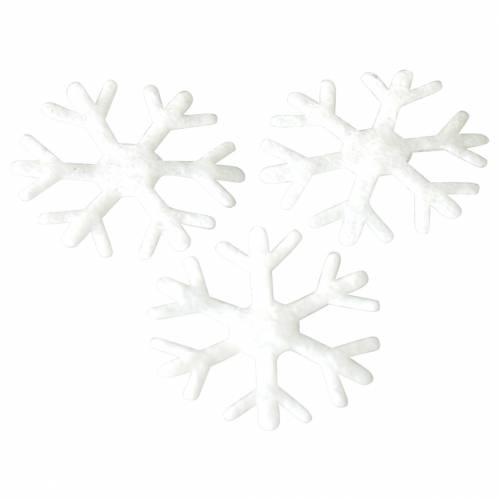 položky Bodová dekorácia snehové vločky biele Ø17mm 240p