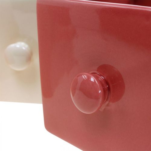 Floristik24 Zásuvka na rastliny, dekoratívna zásuvka, keramická nádoba, kvetináč 6 ks