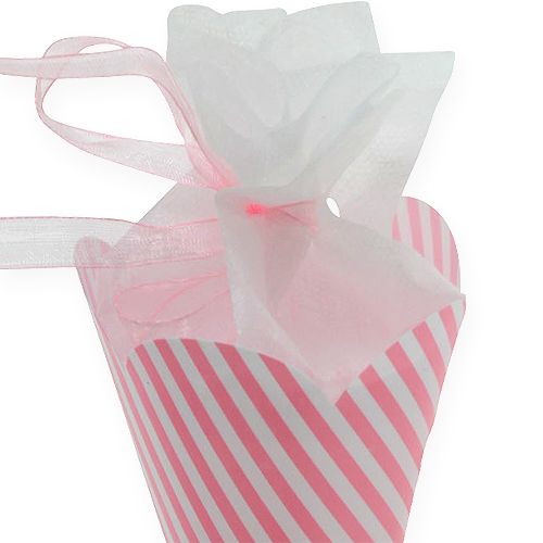položky Špicatá taška, školská taška malá v ružovej farbe 15,5 cm 12 kusov