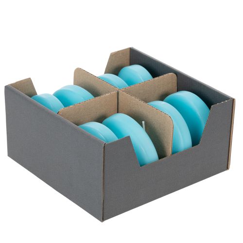 položky Plávajúca sviečka, okrúhly tvar, na slávnostné dekorácie a udalosti, dekorácia jazierka a stola, 8 cm, 8 kusov