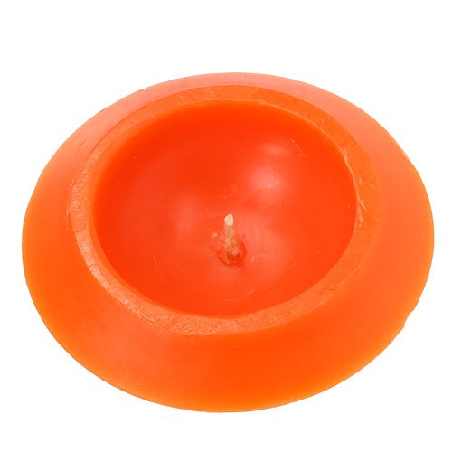 položky Plávajúca sviečka v oranžovej farbe Ø13cm