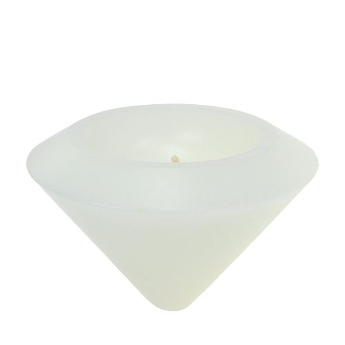 Floristik24 Plávajúca sviečka v bielej farbe Ø13cm