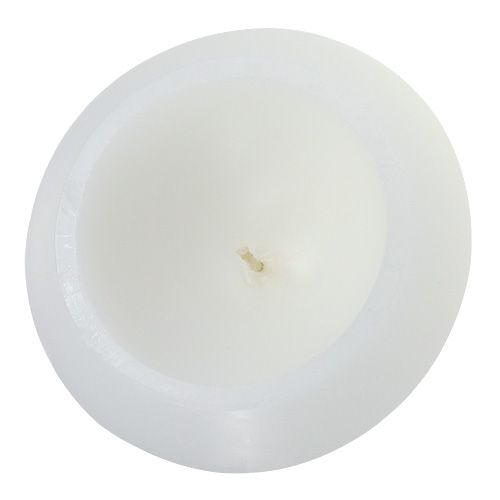položky Plávajúca sviečka v bielej farbe Ø16cm