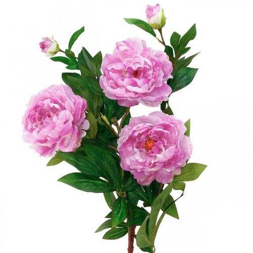 položky Hodvábny kvet pivonka umelá ružová fialová 135cm