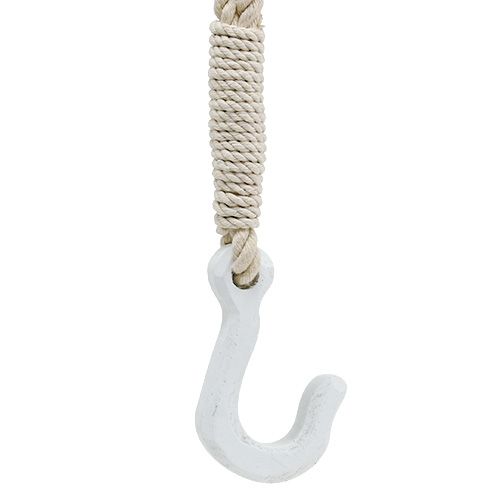 Floristik24 Navijak, takeláž L80cm Biela, Modrá, Prírodná