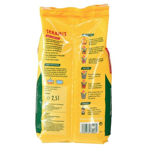 položky Seramis rastlinné granule pre izbové rastliny 2,5l