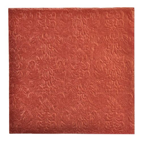 Floristik24 Obrúsky Bordeaux Emboss Ornaments 33x33cm 15ks