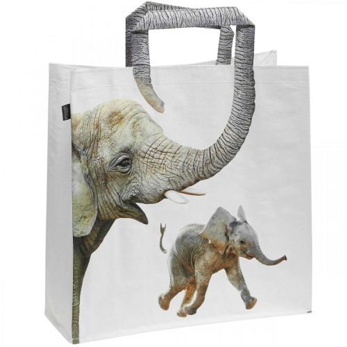 Floristik24 Nákupná taška, nákupná taška B39,5cm taška slon