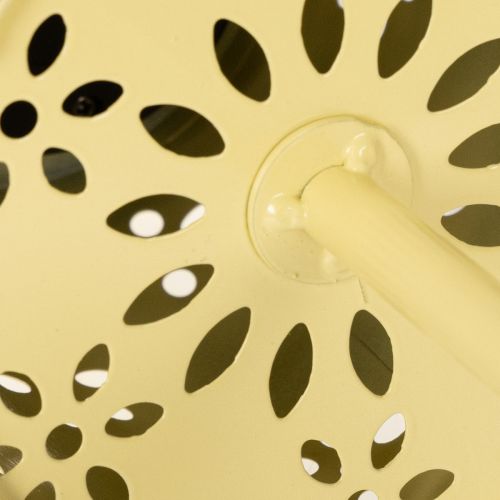 položky Solárna stolová lampa s jemným kvetinovým vzorom na balkón alebo terasu, 28 cm