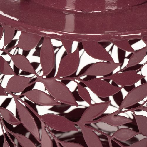 položky Lampáš s motívom listov, napájaný solárnou energiou, pre atmosférické vonkajšie osvetlenie, 25 cm