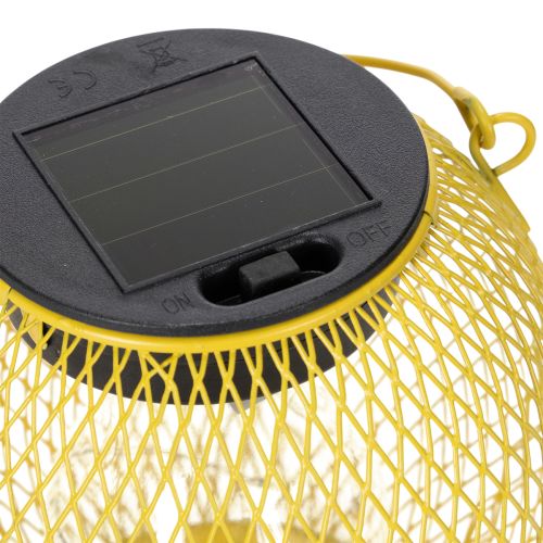 položky Solárny lampáš do záhrady a na terasu v modernom dizajne z kovu, 12 cm