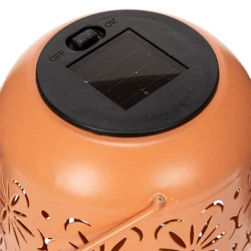 položky Solárny lampión s kvetinovým vzorom pre romantické večery v záhrade, 26 cm