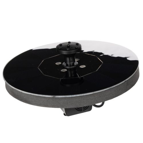 Solárne čerpadlo do záhradných jazierok, plávajúca dekoratívna vodná atrakcia s LED diódou, 16 cm