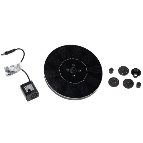 položky Solárne čerpadlo do záhradných jazierok, plávajúca dekoratívna vodná atrakcia s LED diódou, 16 cm